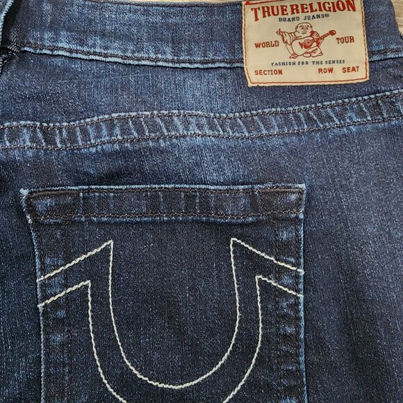 NWT True Religion Becca High Rise Bootcut Jeans Women's Size 38 Rare - Picture 11 of 11